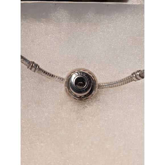 New Pandora Faceted Transparent Pale Pink Murano Bead - BEAUTIFUL!!! - Picture 3 of 3